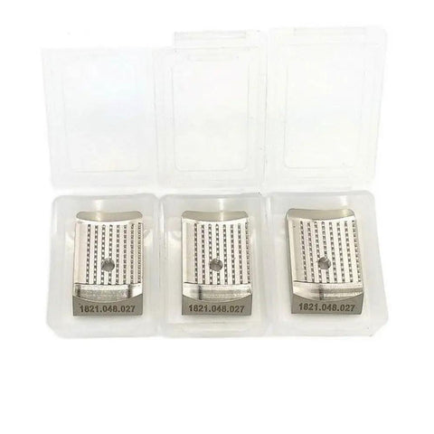 Gripper Replacement Part 1821.048.027 For BXT3 16 Handheld Battery Powered Strapping Machine Toothed Plate Gear For Secure Easy Install Banding Tool Maintenance, three metal pieces in cases