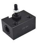 Hella Rigid Bxa 250-204 Wedge Piston Quick Change Tool Holder for CNC and mini metal lathes, black, fits 3/4 and 1 inch shanks.