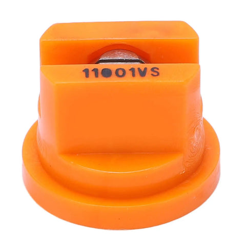 110 Degree Spray Nozzle For Crop Drones With Zero Point Five Inch Height Built For T16 MG1P 1S, orange nozzle front view