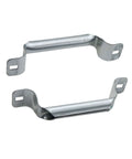 Heavy Duty Garage Door Pull Handles 2 Pack Replacement For Bottom Lift, Suitable For Sliding Barn Shed Doors, Solid Steel With Galvanized Finish, Silver