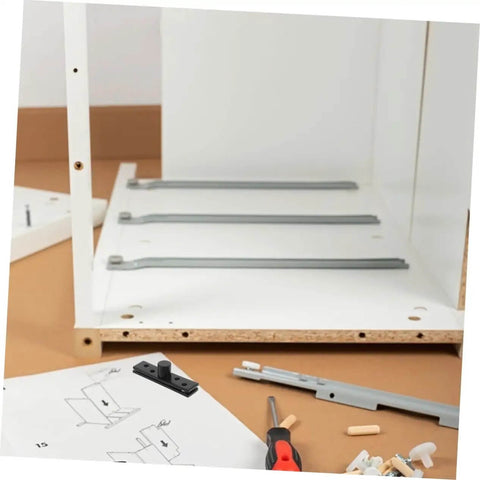 Installation setup with Hidden Pivot Hinges 2 Pack Stainless Steel Concealed Door Hardware for Secret Doors and Cabinets shown.