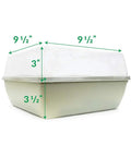 Self Watering Seed Starter Tray Kit With 68 Peat Pellets And Water Wicking Mat 2 Pack Seedling Trays dimensions