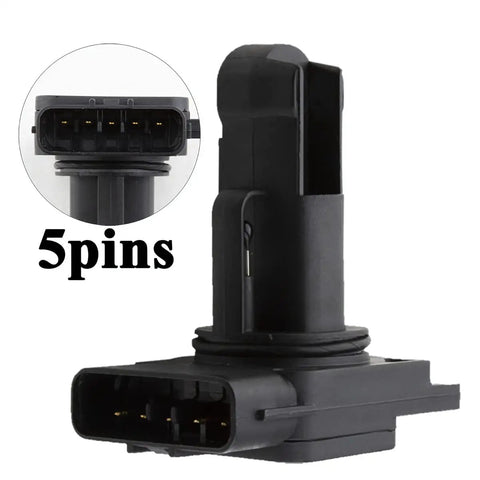 Mass Air Flow MAF Sensor Plug And Play Replacement For Toyota Camry 2002-2006, Corolla 2003-2008, showing 5-pin connector detail.