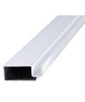Custom Size Window Screen Kit White Aluminum Frame showing profile of durable design for quick install and fitting.