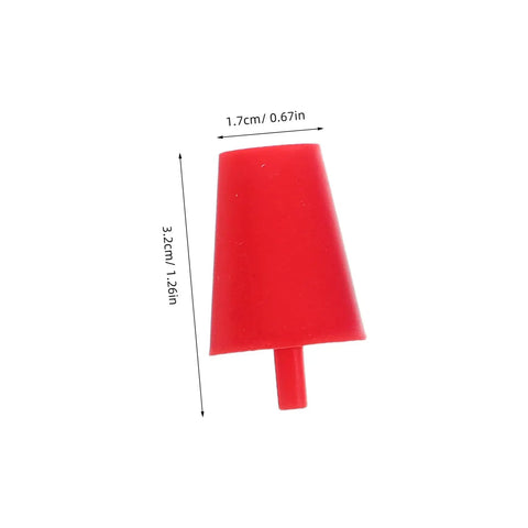 Gleavi 35 Piece Silicone Tapered Plugs Kit Seals Tubes Perfect For Spray Painting, Anodizing, And Powder Coating To Keep Debris Out During Industrial Jobs. red silicone tapered plug, 3.2cm by 1.7cm