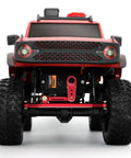 Front view of RC truck with Emax ES08MAII 12g Analog RC Servo, visible through the chassis, showcasing its integration