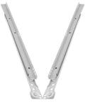 Two Pack 16 Inch Bottom Mount Drawer Slides For Cabinet And Furniture With Detachable Rails And Heavy Duty Ball Bearing