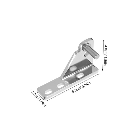 Heavy Duty Refrigerator Door Hinge Set For Commercial Freezers 4 Pieces 8mm Axial Diameter Zinc Alloy Corrosion Resistant And Easy Maintenance For Busy Foodservice Kitchens Built To Last, 8.5cm hinge dimensions