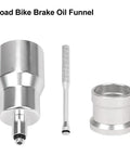 Aluminum Bike Brake Bleed Kit With Base And Long Stopper For Hydraulic Disc Brakes Spill Free Oil Filling Tool components