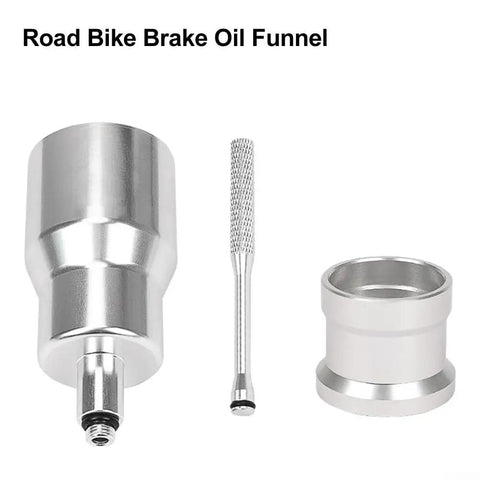 Aluminum Bike Brake Bleed Kit With Base And Long Stopper For Hydraulic Disc Brakes Spill Free Oil Filling Tool components
