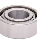 Angular Contact Ball Bearing 35mm ID 72mm OD 27mm Width Open Style Seal, 1 Piece shown in close-up view.