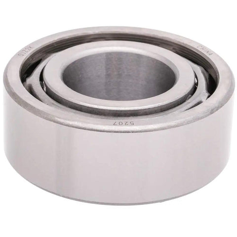 Angular Contact Ball Bearing 35mm ID 72mm OD 27mm Width Open Style Seal, 1 Piece shown in close-up view.