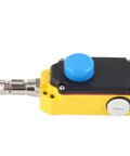 Industrial Pull Rope Safety Switch With Cord Cable Single Phase 380V Limit Switch Keyswitches And Pushbuttons, yellow aluminum body