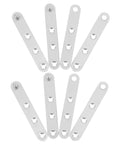 Hidden 360 Degree Pivot Hinges For Cabinets And Doors Stainless Steel Easy Install No Visible Hardware Concealed Doors For Secret Cabinets And Hidden Furniture 10 Pack on white background
