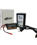 Pro Series II LiPo Battery And Charger EST2217 800mAh 11.1V 50C with charger and packaging visible