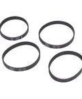 Two Pack 2GT 2M Timing Drive Belts, 6mm Wide Synchronous Belt For Vacuum Cleaners, Fits 140 142 150 160 180mm Circumference, Precise Tooth, Durable Conveyor Spare Part Replacement.