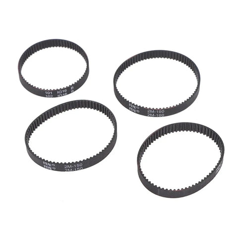 Two Pack 2GT 2M Timing Drive Belts, 6mm Wide Synchronous Belt For Vacuum Cleaners, Fits 140 142 150 160 180mm Circumference, Precise Tooth, Durable Conveyor Spare Part Replacement.