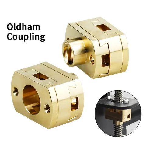 Oldham Coupling For 3D Printer Upgrade Fits Ender 3 Pro V2 CR 10 CR 10S Pro S4 S5 Z Axis T8 Lead Screw And Hotbed Alignment view