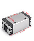Linear slide block R162211422 single bearing unit compatible with R162219420 R162219422 R162219320 for precision motion