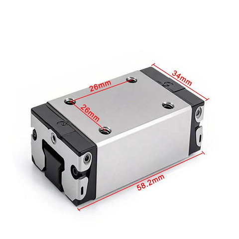 Linear slide block R162211422 single bearing unit compatible with R162219420 R162219422 R162219320 for precision motion