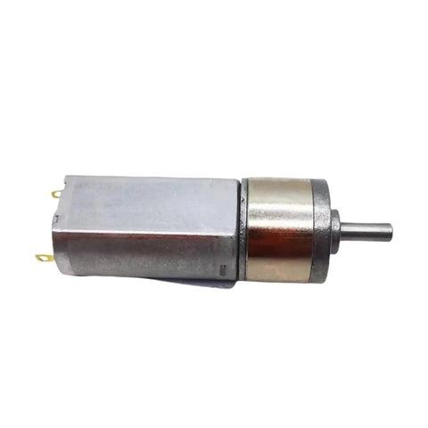 DC 6V 12V Gear Motor Featuring Knockout Speed Control Reversible CW CCW Operation Hella Tough Reduction Gearbox side view.