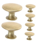 Six Pack Round Drawer Knob Pulls With Screws Gold Vintage Dresser Cabinet Knobs For Kitchen Cabinets And Wardrobe Hardware With Easy Grip Decorative Versatile