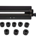 Bead Roller Set Of 6 Dies For Sheet Metal Fabrication With Ergonomic Handle, 18 Inch Throat Depth, Flaring Tool, Heavy Duty Carbon Steel Construction