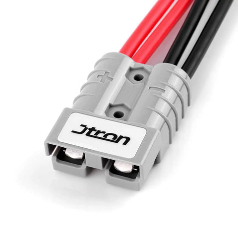 Heavy Duty Forklift Charging Plug With 50 Amp Split Connector And 10 Awg Cable For Rock Solid 12V Dc Power Delivery That Is Built Different To Crush The Daily Industrial Grind