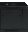 Slick 6U Wall Mount Server Rack Cabinet With Lockable Steel Door And Removable Panels, side view showing cold rolled steel construction.