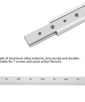 200mm Aluminum Miter Bar Accessory With T Slot Track Jig And Mounting Holes For Woodworking Jigs And Fixtures Pro Grade Compatible