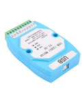 Blue USB to CAN converter with optical isolation TVS protection and plug and play data conversion for industrial automation