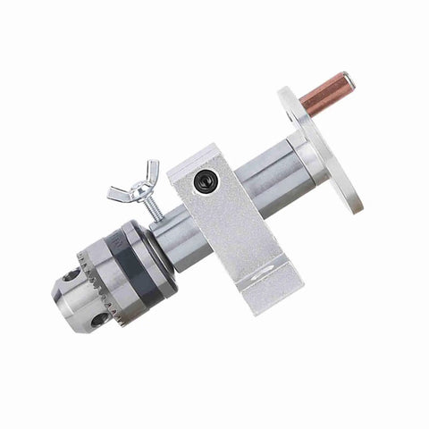 Heavy Duty Live Revolving Center Adjustable Wood Lathe Chuck With Pinpoint Accurate Drilling Depth For Mini Lathe DIY Craftsmanship Gear, metal design.