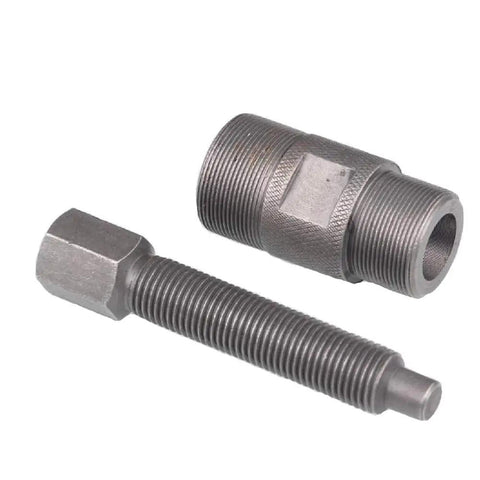 Magneto Flywheel Puller and Clutch Lock Nut Spanner Tool Set for Motorcycle ATV Dirt Bike and Scooter Repair Includes 24mm and 27mm