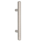 Euro Bar Cabinet Handle Set 50 Pack Satin Nickel Finish For Cabinets And Cupboards 5.38 Inch Length side view
