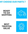 Graphic highlighting 'Ready To-Go Shipping' and 'Best Trusten Value' with icons of a truck and a badge.