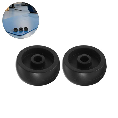 8 Pack 1.85 Inch Wear Resistant Replacement Wheels For Gym Equipment And Home Workout Machines Built To Last With Heavy Duty Roller Wheels Made From Tough PP And PA Material For Smooth Mobility Durable Fitness Spare Parts, black gym replacement wheels