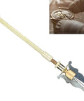 Non Slip Alloy 3 Fork Holding Locking Clamp For Watch Movement Balance Wheel Precision Pro Tool with easy grip handle.