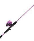 Slingshot Spincast Reel and Fishing Rod Combo for Beginners 5 Foot 6 Inch 2 Piece Fiberglass Rod Size 30 Reel Right Hand Retrieve