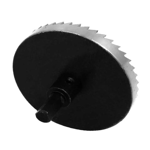 80mm Hole Saw Kit With 6mm Drill Bit And 13mm Depth Cut, HSS Spring Loaded Cutter For Wood And Metal, Includes Hex Wrench