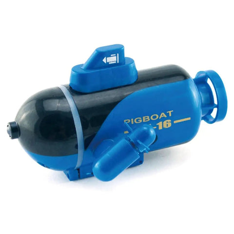 4 Channel RC Mini Submarine With Dual Propellers For Pool Play Featuring Dive Surface Forward Reverse Left Right Controls