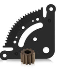 Steering Sector Gear Kit with Pinion Gear and Bushing Direct Replacement for Lawn Tractors D100 D105 D110 D120 D125 D130 D140 D150 D160 D170 Easy Install Repair Kit