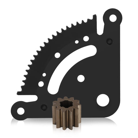 Steering Sector Gear Kit with Pinion Gear and Bushing Direct Replacement for Lawn Tractors D100 D105 D110 D120 D125 D130 D140 D150 D160 D170 Easy Install Repair Kit