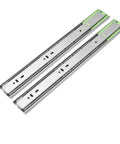 Soft Close Full Extension Drawer Slides 10 Inch 1 Pair Heavy Duty Ball Bearing Side Mount Rails With Quiet Damping 100 Lb Load Capacity