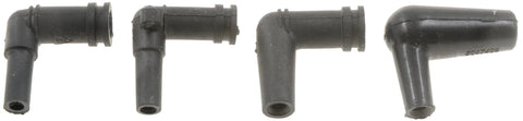 Dorman 47431 soft elbow vacuum tubing connector set, black plastic, 4-piece universal fit