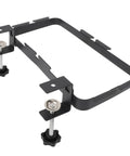 Heavy Duty Trash Bag Holder Rack With Adjustable Clamp Garbage Hook, Carbon Steel kitchen clamp rack adjustable for waste bins.