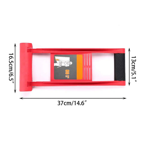 2 Pack Drywall Carrier Handles For Lifting Large Panels, ABS Plastic Panel Carrier Tool With Non Slip TPR Grip, red handle