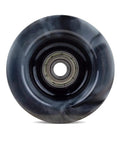 Close-up of Black And White 60 By 40 mm 88A Roller Skate Wheel for Quad Skates with Bearings High Performance Urethane Wheels