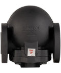 Front view of a DN25 Ball Float Steam Trap With Thermostatic Control ANSI Class 150 Flanged Rugged GG Iron Body And GGG Cover