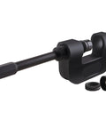 Heavy Duty Brake Anchor Pin Press For Commercial Semi Trucks, 10 Ton Capacity, Fast Pin And Bushing Removal, side view of C-frame