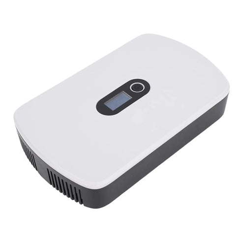 Portable Ups Battery Backup 10400 Mah With Lcd Screen for routers and modems, white and black design, compact size.